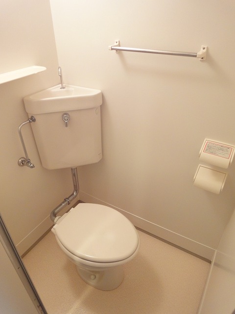 Toilet. (A photograph of the same apartment by Room No.)