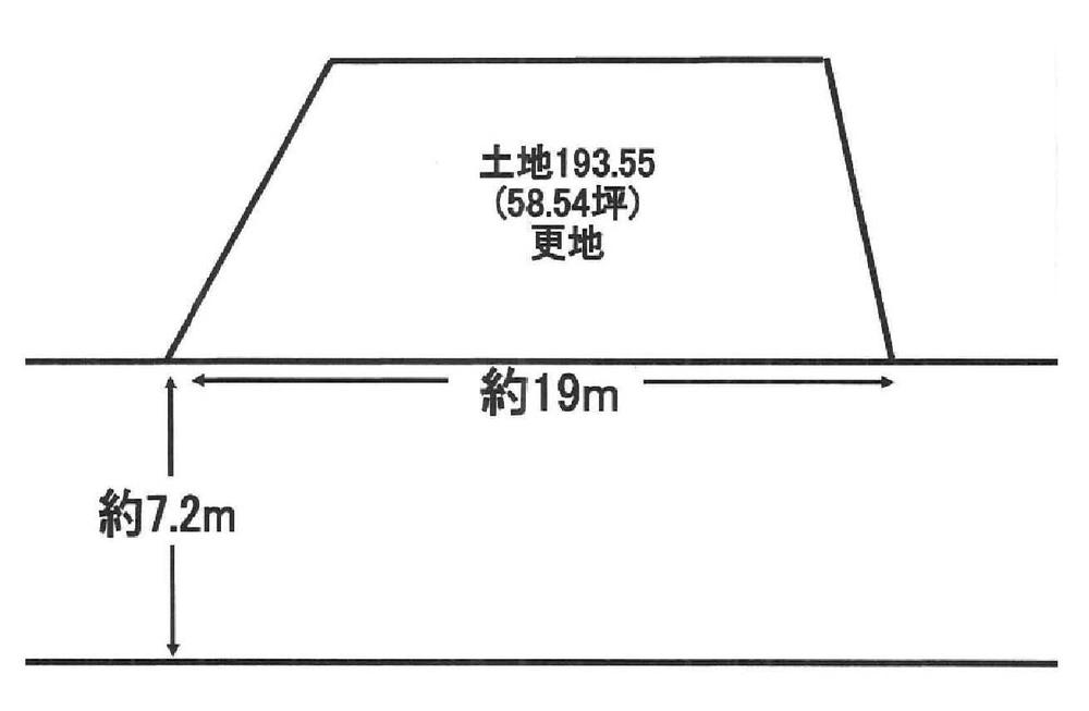 Compartment figure. Land price 10.8 million yen, Land area 193.55 sq m