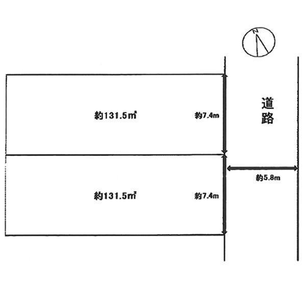 Compartment figure. Land price 26 million yen, Land area 131.5 sq m