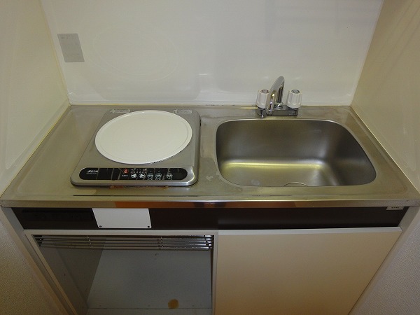 Kitchen. It is a photograph seen from above