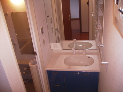 Washroom. Independent wash basin