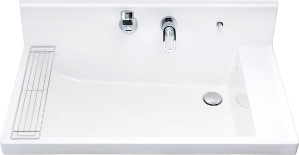 Bathing-wash room.  [Square bowl] It is a flat large wash bowl of the bottom (A3 type the same specification)