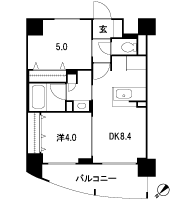 Floor: 1DK + M, the occupied area: 41.89 sq m, Price: 22.5 million yen ~ 25,100,000 yen