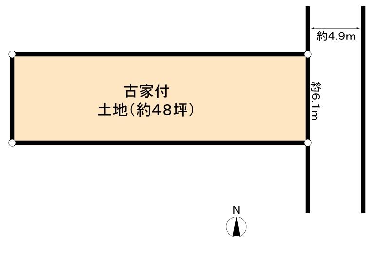 Compartment figure. Land price 88,200,000 yen, Land area 160.46 sq m