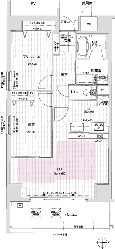 Floor: 1LDK + F, the area occupied: 65.94 sq m, Price: 31.8 million yen
