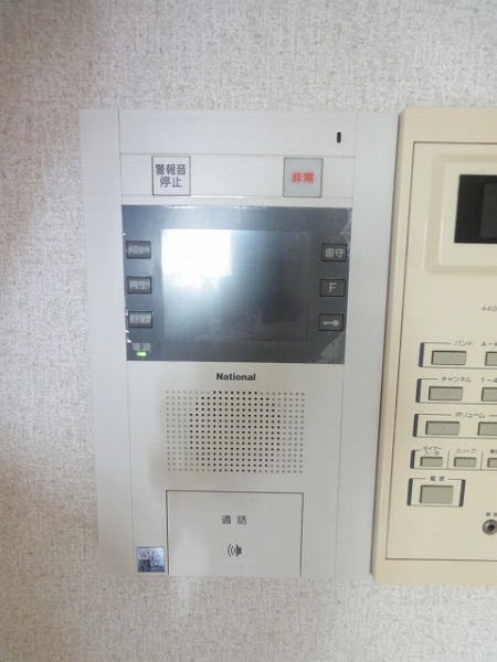 Security. Intercom with monitor (It is a photograph of a separate room)