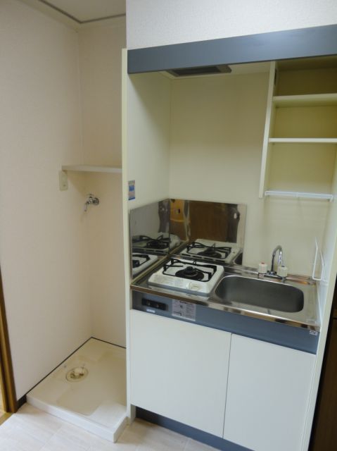 Kitchen. In indoor washing machine can be installed.