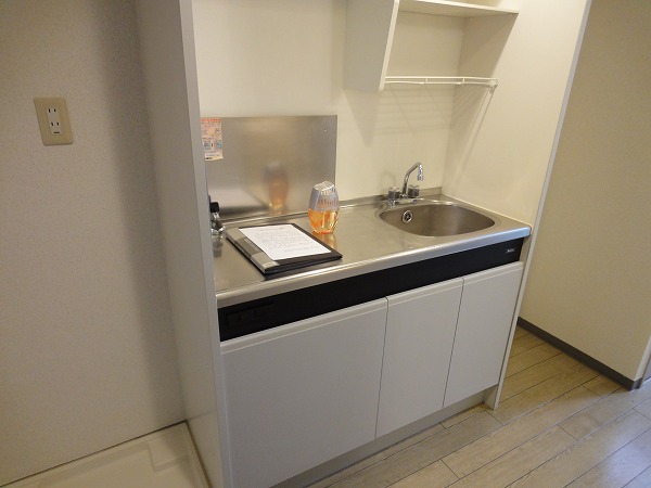 Kitchen. 1-burner stove can be installed