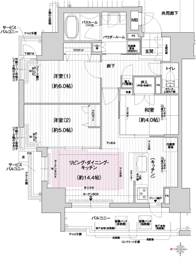 Floor: 3LDK, occupied area: 68.43 sq m, Price: 38,049,600 yen