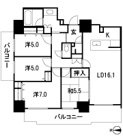 Floor: 4LDK, occupied area: 90.02 sq m, Price: 53,979,400 yen