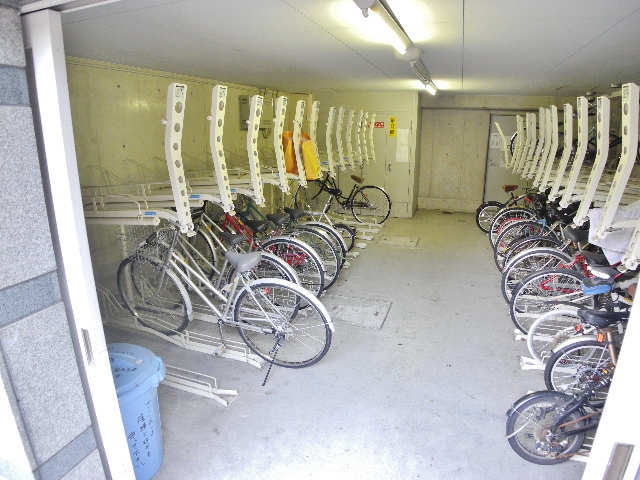 Other common areas. Bicycle parking has been in good condition
