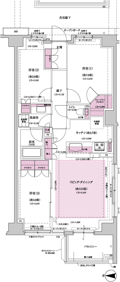 Floor: 3LDK + WIC, the occupied area: 72.89 sq m, Price: TBD