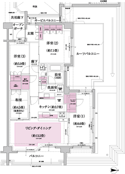 Floor: 4LDK + WIC + N, the occupied area: 96.24 sq m, Price: TBD