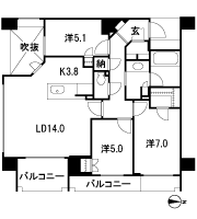 Floor: 3LDK + WIC + SIC + N, the occupied area: 80.23 sq m, Price: TBD