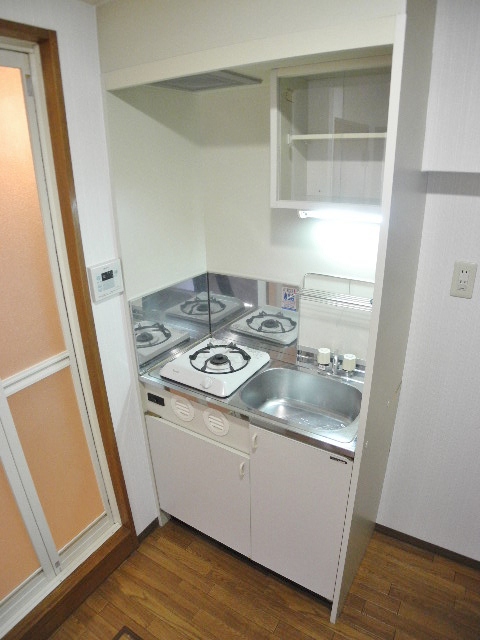 Kitchen. It comes with a gas stove of 1-neck