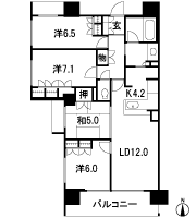 Floor: 4LDK, occupied area: 90.05 sq m, Price: 71,901,000 yen