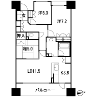 Floor: 3LDK, occupied area: 75.69 sq m, Price: 74,826,000 yen