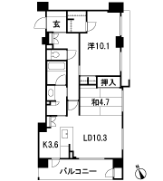 Floor: 2LDK, occupied area: 72.57 sq m, Price: 36,400,000 yen ~ 39,800,000 yen