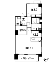 Floor: 2LDK, the area occupied: 67.5 sq m, price: 34 million yen ~ 38,200,000 yen