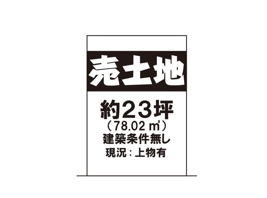 Compartment figure. Land price 11.8 million yen, Land area 78.02 sq m