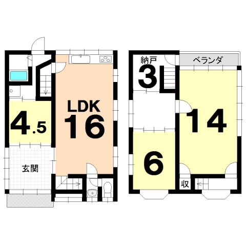 Floor plan. 11.8 million yen, 3LDK, Land area 78.02 sq m , Building area 30.18 sq m