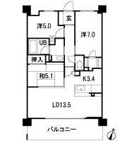 Floor: 3LDK, occupied area: 73.19 sq m, Price: 39,350,000 yen
