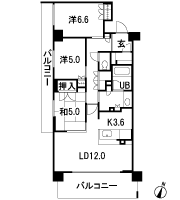 Floor: 3LDK, occupied area: 76 sq m, Price: 44,970,000 yen