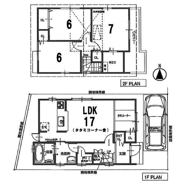 Floor plan. 31,170,000 yen, 3LDK, Land area 76.95 sq m , Building area 84.24 sq m