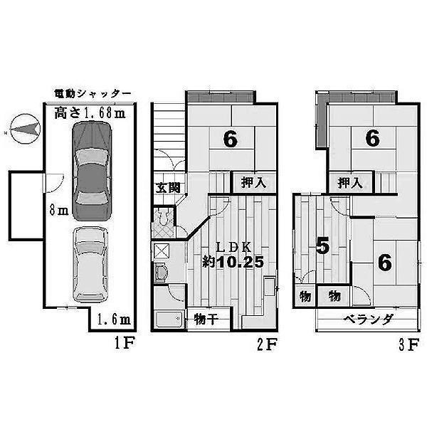Floor plan. 12.8 million yen, 4LDK, Land area 58.47 sq m , Building area 108.93 sq m