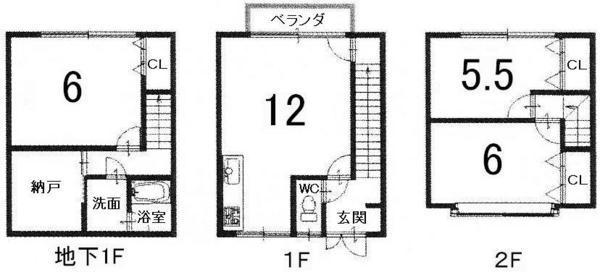 Floor plan. 19,800,000 yen, 3LDK+S, Land area 69 sq m , Building area 81 sq m