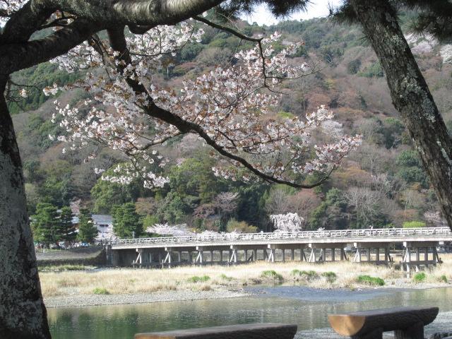 Streets around. 1450m to Togetsukyo Bridge