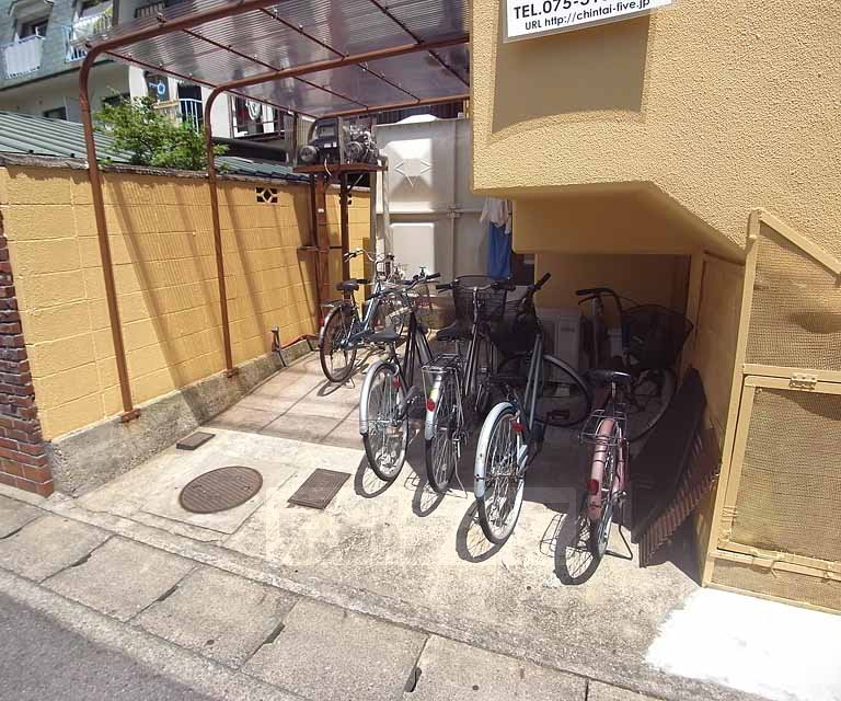 Other common areas. There is also a bicycle parking space with roof.