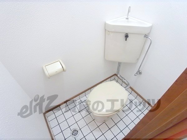 Toilet. Western-style toilets are equipped with washing.