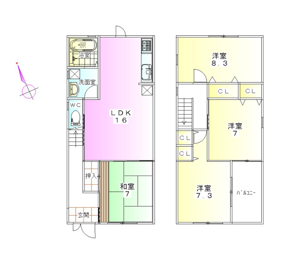 Compartment figure. Land price 20 million yen, Land area 89.31 sq m