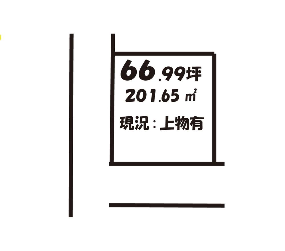 Compartment figure. Land price 30.5 million yen, Land area 201.65 sq m