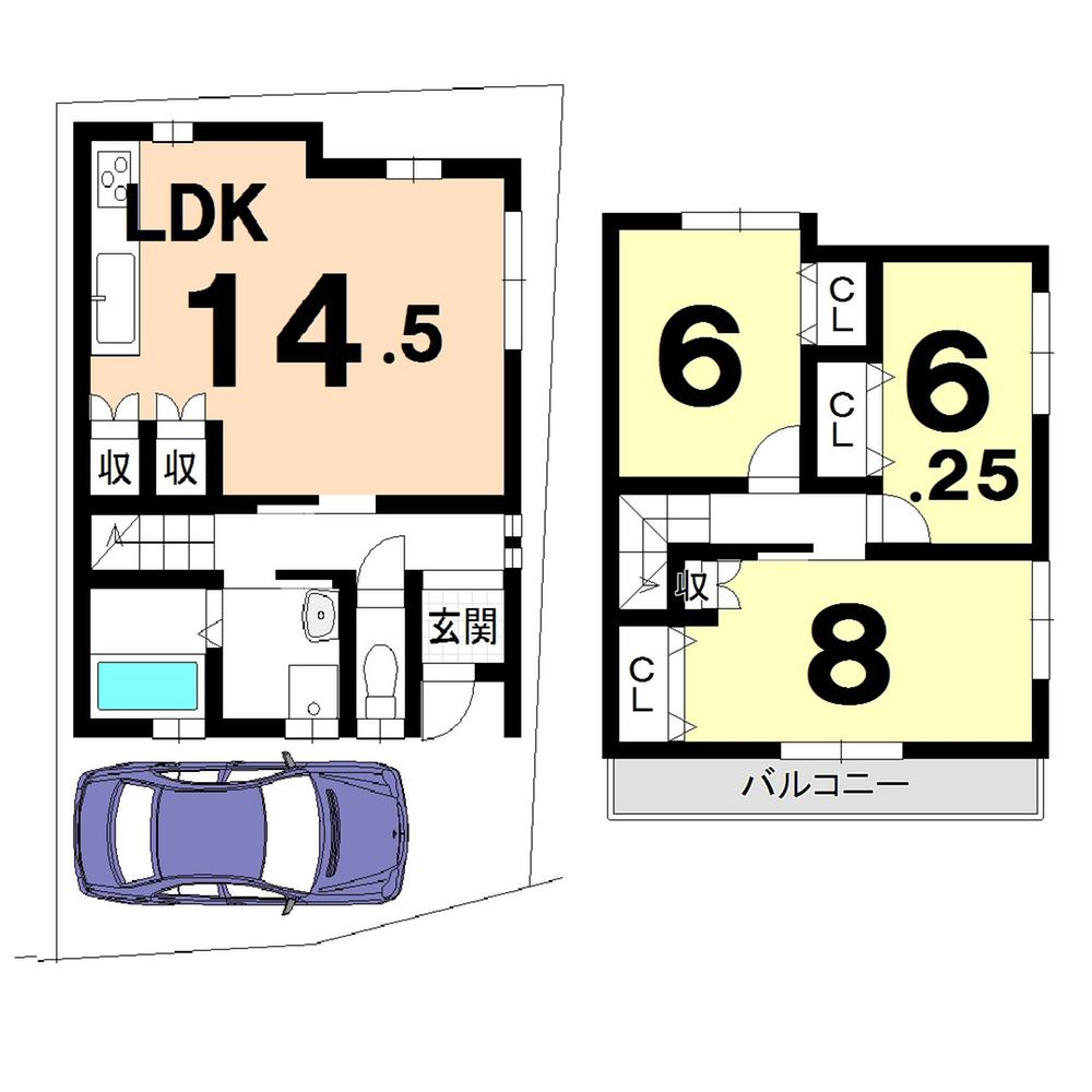 Building plan example (floor plan). Building plan example ( Issue land) Building Price      Ten thousand yen, Building area    sq m