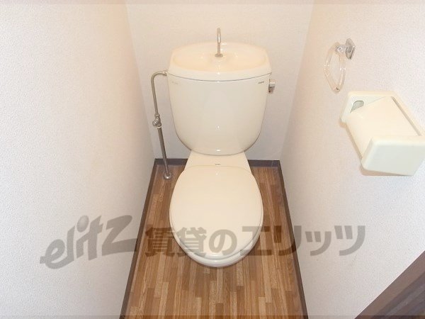 Toilet. It is a Western-style toilet.