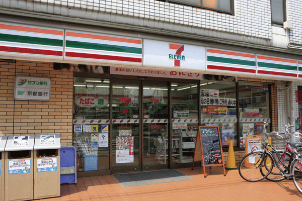 Surrounding environment. Seven-Eleven Nishikyogoku station shop (6-minute walk ・ About 420m)
