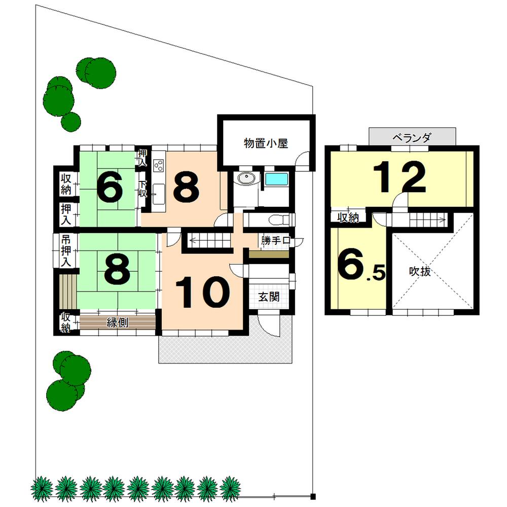 Floor plan. 35,800,000 yen, 5DK, Land area 330.57 sq m , Building area 118.1 sq m