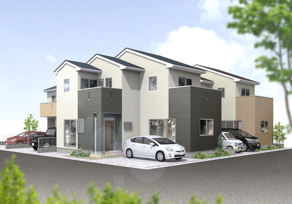 Building plan example (Perth ・ appearance). Building plan example (C No. land) Building Price      15.3 million yen, Building area 101.02 sq m Additional 1.5 million yen (outside structure, Water contributions, Building construction cost, Ground survey, etc.)