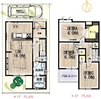 Floor plan. Matsuya Super Yamashina to Sanjo shop 1180m