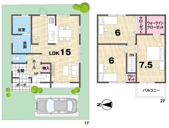 Floor plan. Matsuya Super Yamashina to Sanjo shop 1180m