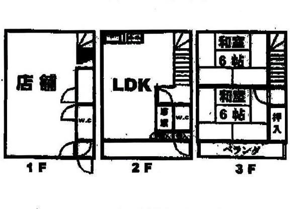 Floor plan. 25,900,000 yen, 2LDK, Land area 50 sq m , Building area 88.83 sq m