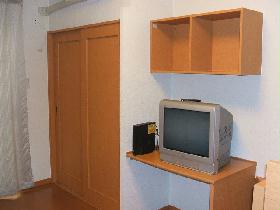 Living and room. Hanger is a pipe with a closet. Digital terrestrial TV equipped.