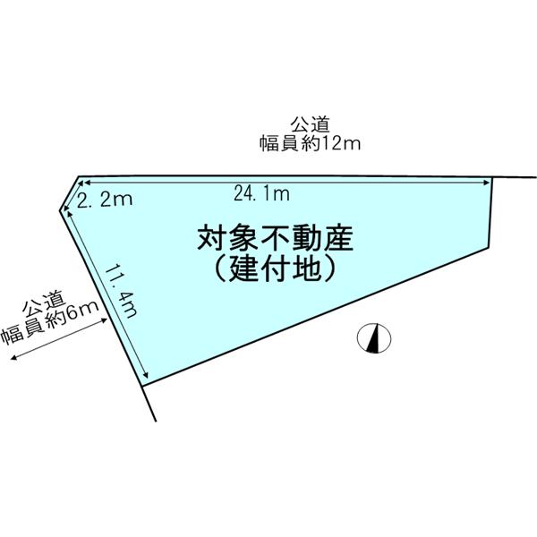 Compartment figure. Land price 31.5 million yen, Land area 198.35 sq m