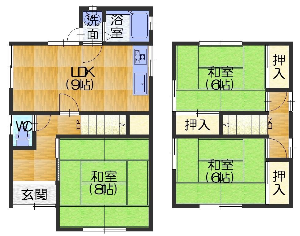 Floor plan. 23 million yen, 3LDK, Land area 113.13 sq m , Building area 73.83 sq m