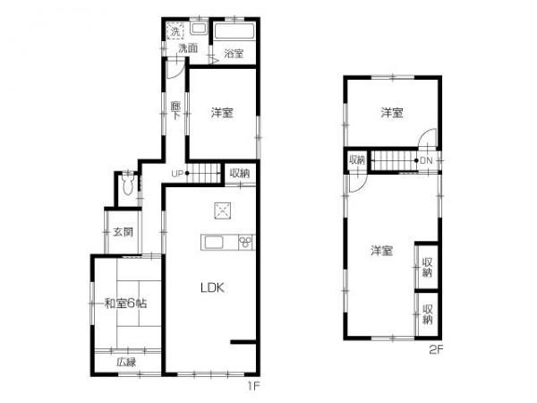 Floor plan. 12.8 million yen, 4LDK, Land area 183.88 sq m , Building area 120.01 sq m