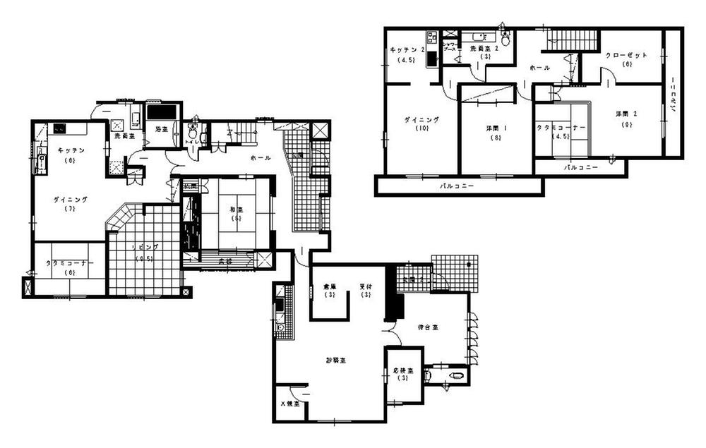 Floor plan. 44,800,000 yen, 5LDK, Land area 594 sq m , Building area 268.91 sq m