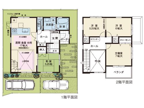 Floor plan. Model house