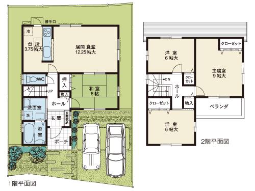 Floor plan. (Hakkoden I-11 issue areas), Price 26,800,000 yen, 4LDK, Land area 123.39 sq m , Building area 98.01 sq m